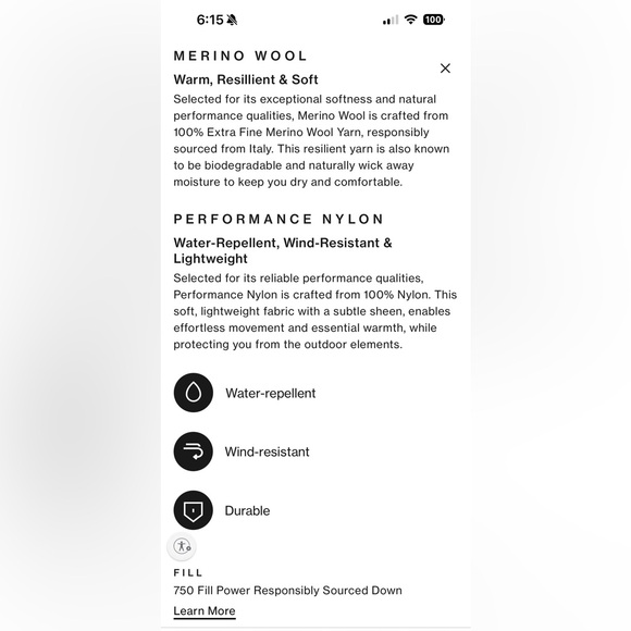 Canada Goose Hybridge Knit Jacket LARGE - Picture 10 of 14